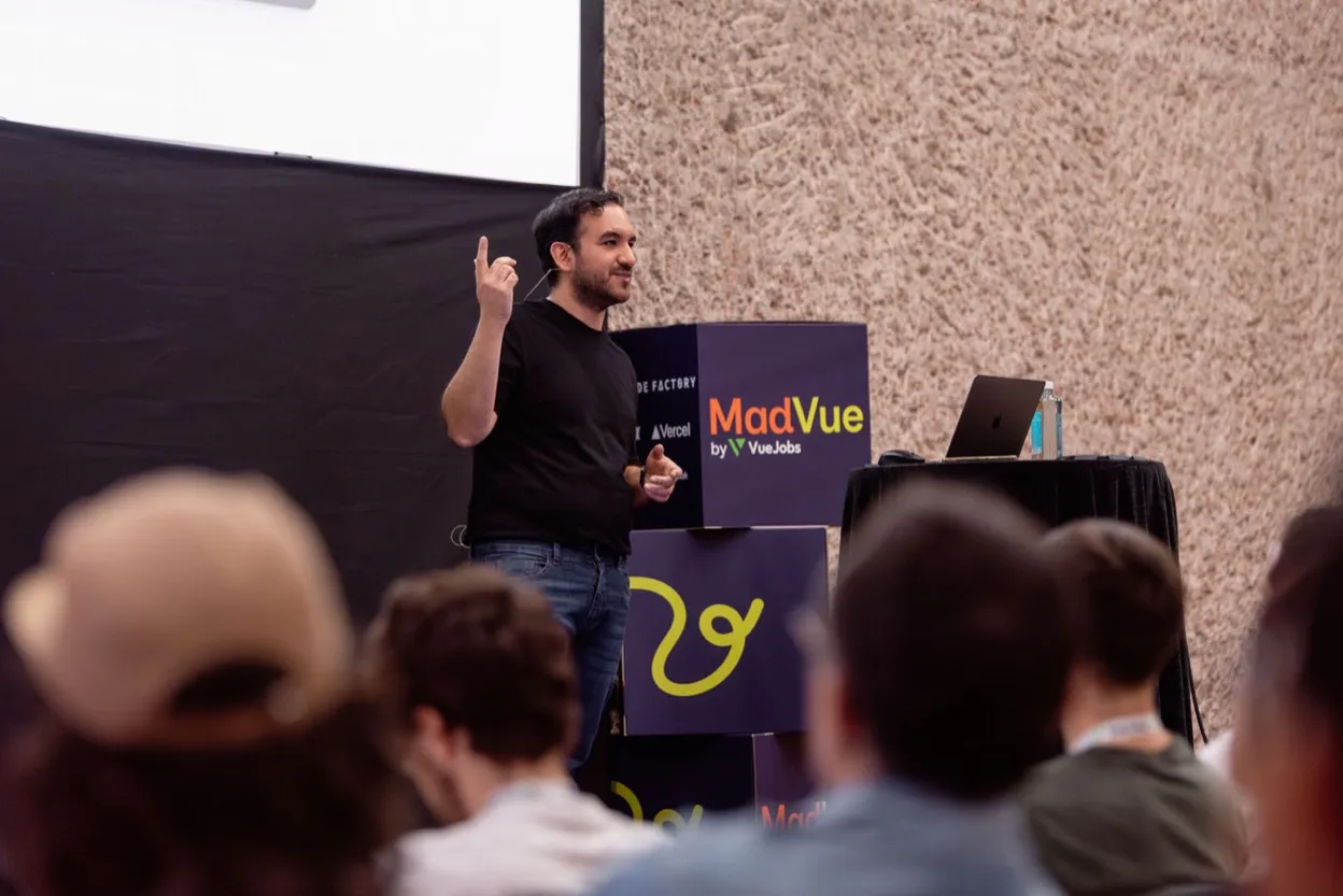 Nico Devs on stage